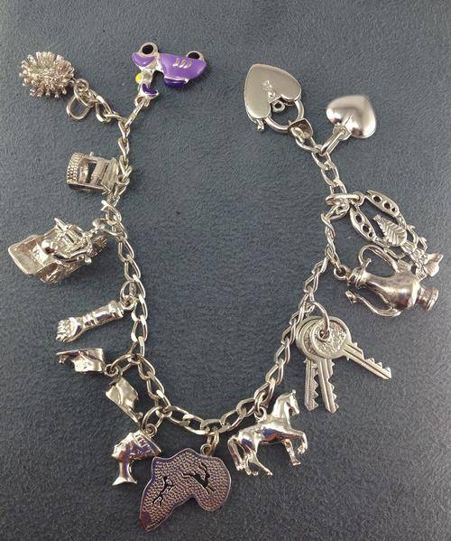 Charm bracelet 925 silver