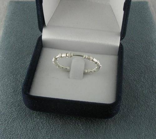 Very unusual Russian Ring - Rosary. 925 Silver.