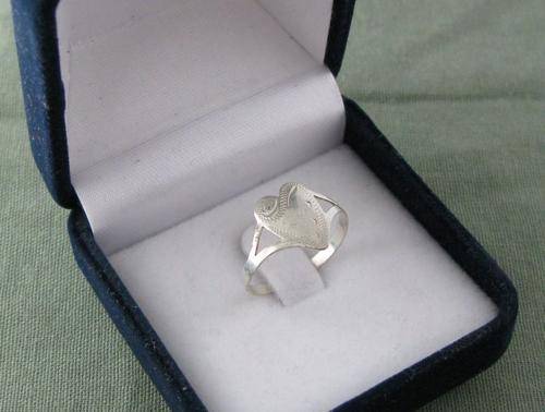 Vintage 925 Silver Ring. Hand made.