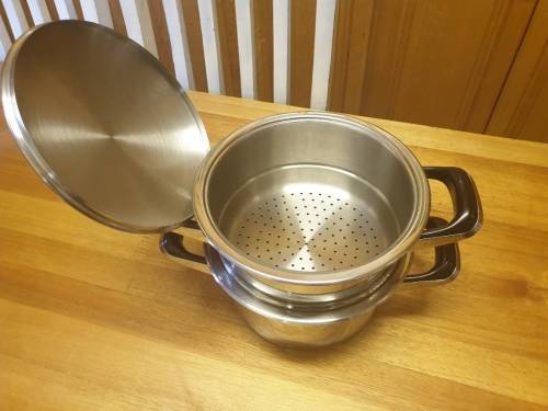 3 Piece AMC Steamer cookwear combo
