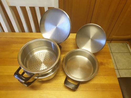 3 Piece AMC Steamer cookwear combo