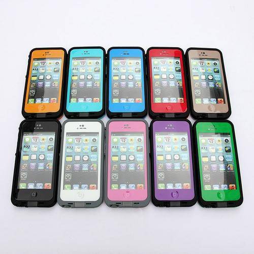 10 colors Iphone 5 shockproof waterproof lifeproof case