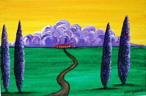 ***** CRAAAZY R1 AUCTION *****  JESSIE MEIER ORIGINAL : FARM LANDSCAPE