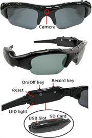 Spy Sun Glasses with 3mp Camera
