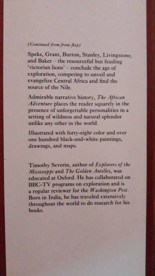 The African Adventure - Four Hundred Years of Exploration in the Dangerous Continent - Tim Severin