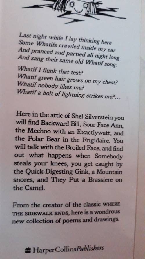 A Light in the Attic - Poems and Drawing by Shel Silverstein