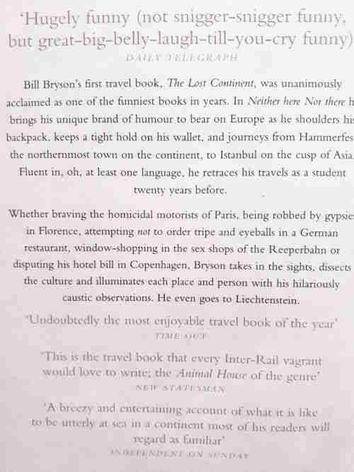 Bill Bryson collection - 15 titles by the popular travel author - NOW DOWN TO R800 FROM R1000