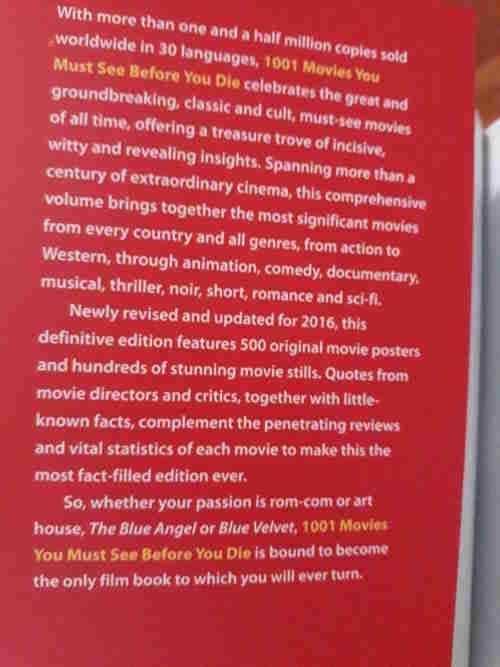 1001 Movies You Must See Before You Die - Completely Revised and Updated - Steven Jay Schneider