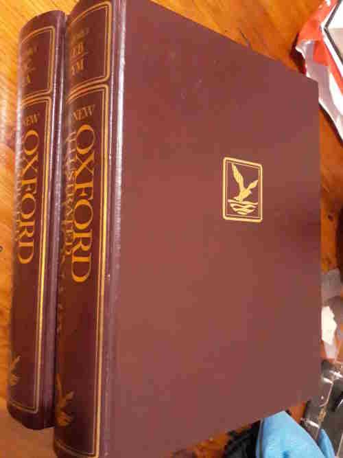 The New Oxford Illustrated Dictionary - volumes 1 and 2
