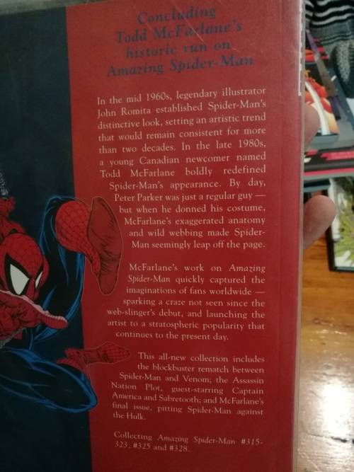 Spider-Man - Marvel Legends Volume 3 - Todd McFarlane