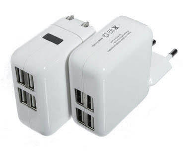4 Port USB Wall Charger