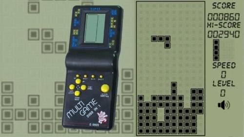 Retro Classic Childhood Tetris Brick Game