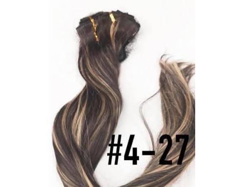 high quality syntheit mix 60cm clip in hair extentions, curl and straighten