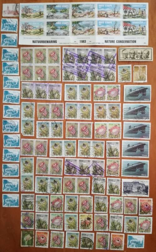 Collection of 114 south Africa stamps.
