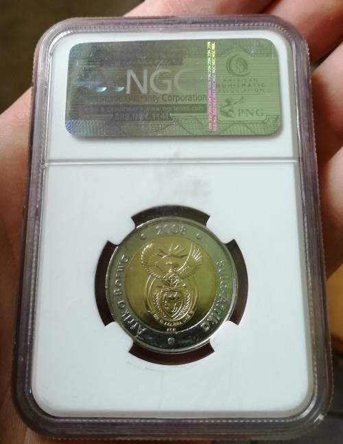 Nelson Mandela 2008 NGC MS 67 Birthday R5