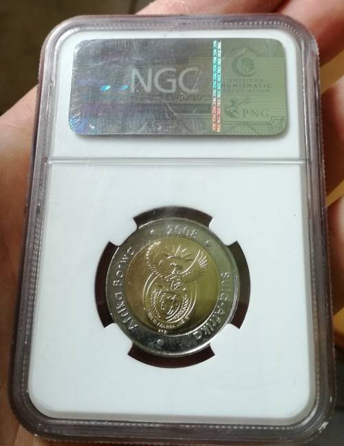 Nelson Mandela 2008 NGC MS 67 Birthday R5