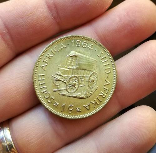 South Africa 1964 UNC 1 Cent.