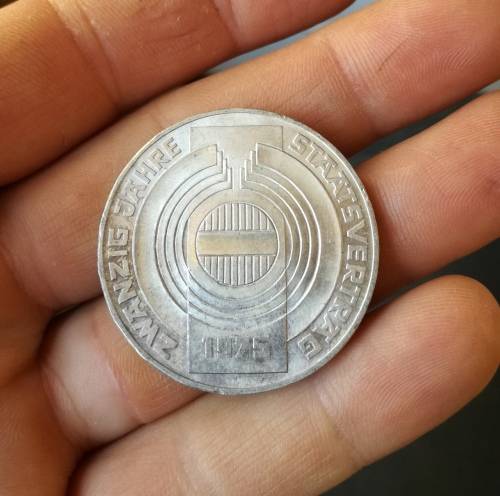 Republik Osterreich 1975 UNC A-UNC Silver 100 Schilling.