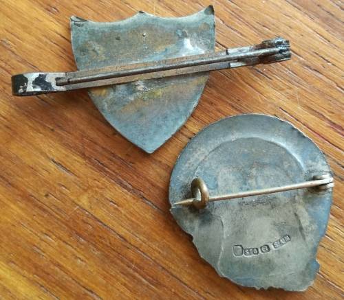 Voortrekker and van Riebeeck fees badges.