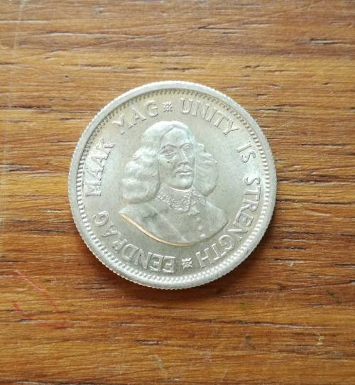 South Africa 1964 Silver UNC-AUNC 10 Cents.