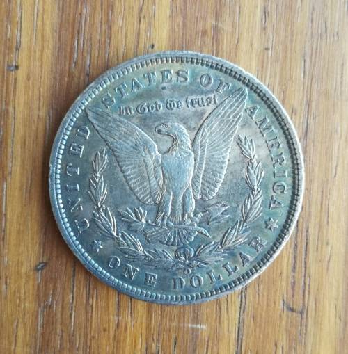 America 1900 O Silver Morgan Dollar. Good condition.