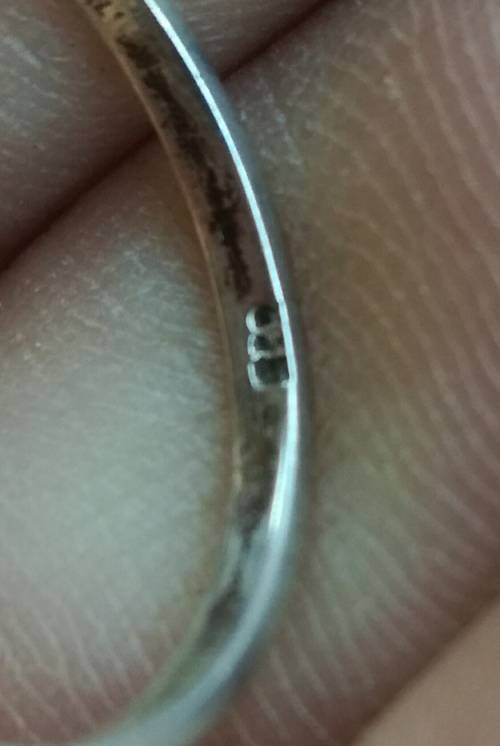 Vintage Antique silver ring with pendant and necklace.