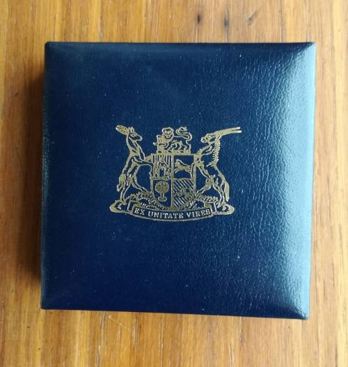 South Africa Silver Proof 1991 Nursing one rand.