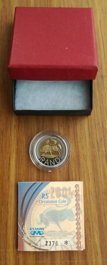 Paul Kruger 2004 R5 with certificate and box.
