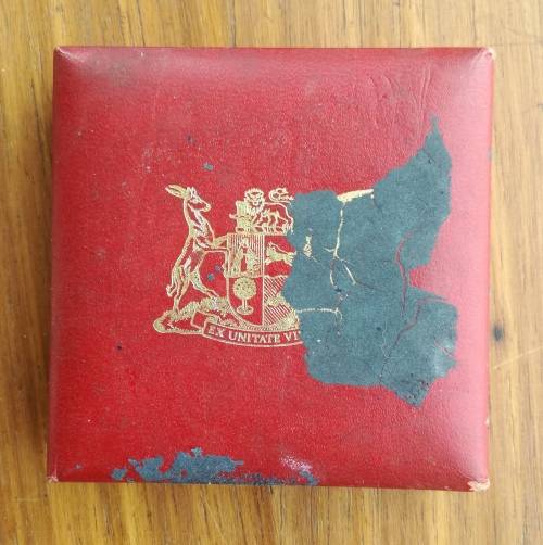 South Africa Silver Proof 1985 Parliament one Rand.