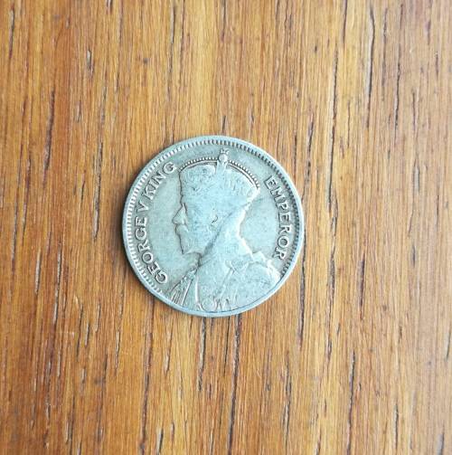 Southern Rhodesia 1932 Silver Sixpence.