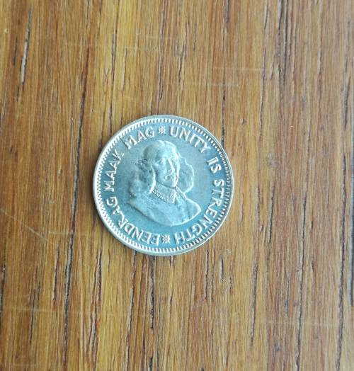 South Africa 1963 Silver 2 1/2 Cents.