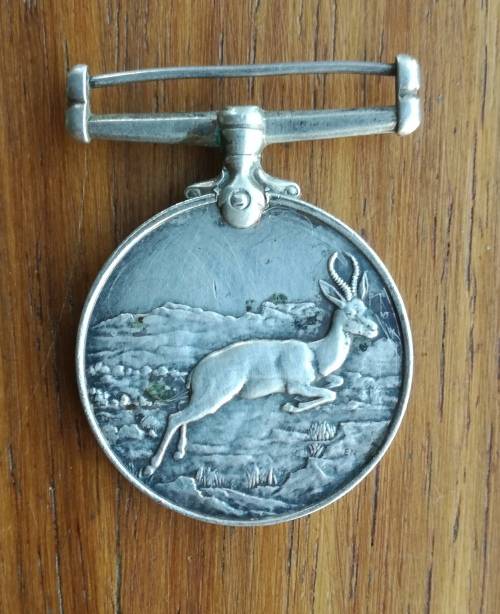 WW11 Silver Medal awarded to 135054 M.C. SENEKAL