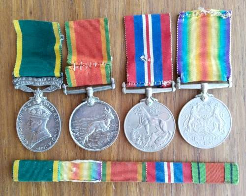 WW2 Group medals awarded to S/SGT P.P FOUCHE S.A.P.C.