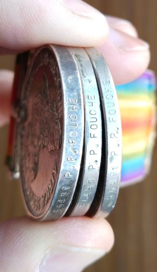 WW2 Group medals awarded to S/SGT P.P FOUCHE S.A.P.C.