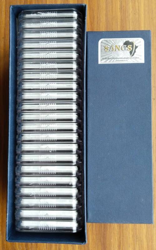 Mandela 21 X MS65 ( 90TH Birthday R5 coins) One bid takes all.