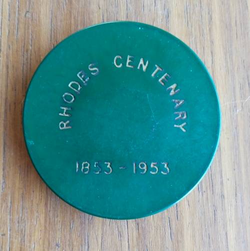 Southern Rhodesia 1953 Silver Crown in Green Captule.