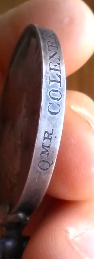 Queen South Africa Zulu war 1879 Medal awarded to O.M.R. COLENBRANDER STANGER MD. RIFLES.