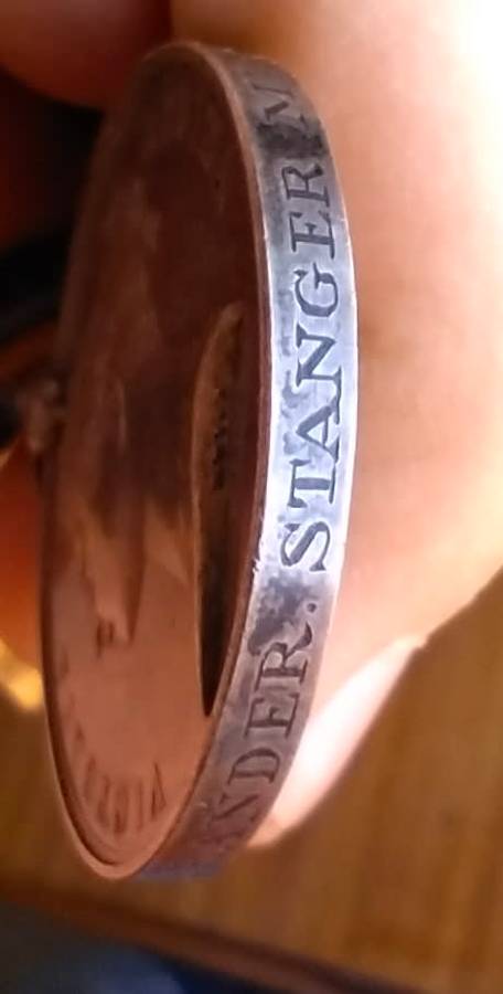 Queen South Africa Zulu war 1879 Medal awarded to O.M.R. COLENBRANDER STANGER MD. RIFLES.