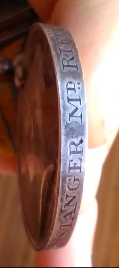 Queen South Africa Zulu war 1879 Medal awarded to O.M.R. COLENBRANDER STANGER MD. RIFLES.