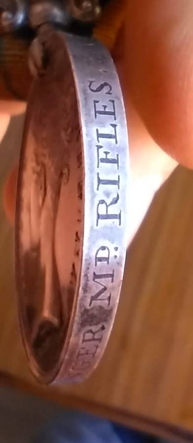 Queen South Africa Zulu war 1879 Medal awarded to O.M.R. COLENBRANDER STANGER MD. RIFLES.