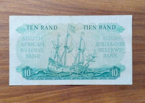 South Africa UNC/AUNC G. Rissik Old R10 bank note. (608)