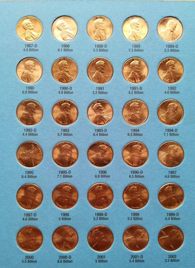 Very Big America (all different) cent collection in books. Nice items!