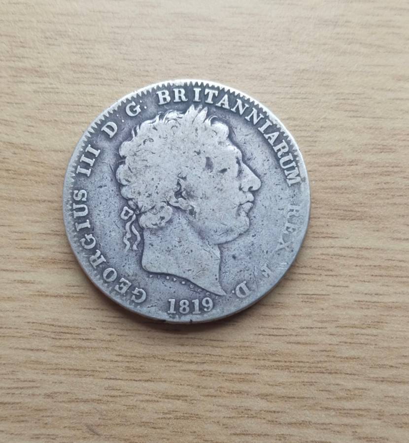Great Britain 1819 Silver King George 111 Crown.