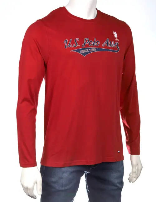 ORIGINAL US POLO ASSN LONG SLEEVE T-SHIRT. RETAIL-R600