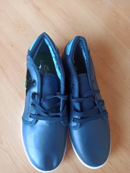 LACOSTE synthetic leather sneakers!!! retails at 1599