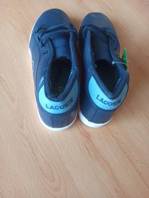 LACOSTE synthetic leather sneakers!!! retails at 1599