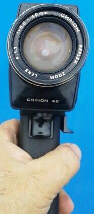 VINTAGE CHINON 45  8mm MOVIE CAMERA