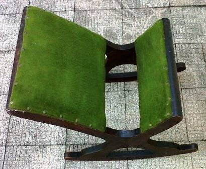 Vintage ROCKING FOOT STOOL