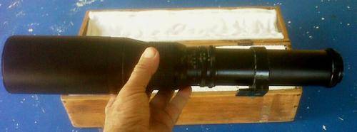 PROMURA TELEPHOTO LENS f = 500mm F 8 Mount 43750 + WOOD BOX