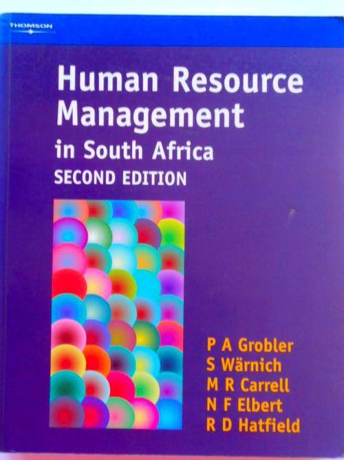 HUMAN RESOURCE MANAGEMENT IN SOUTH AFRICA,